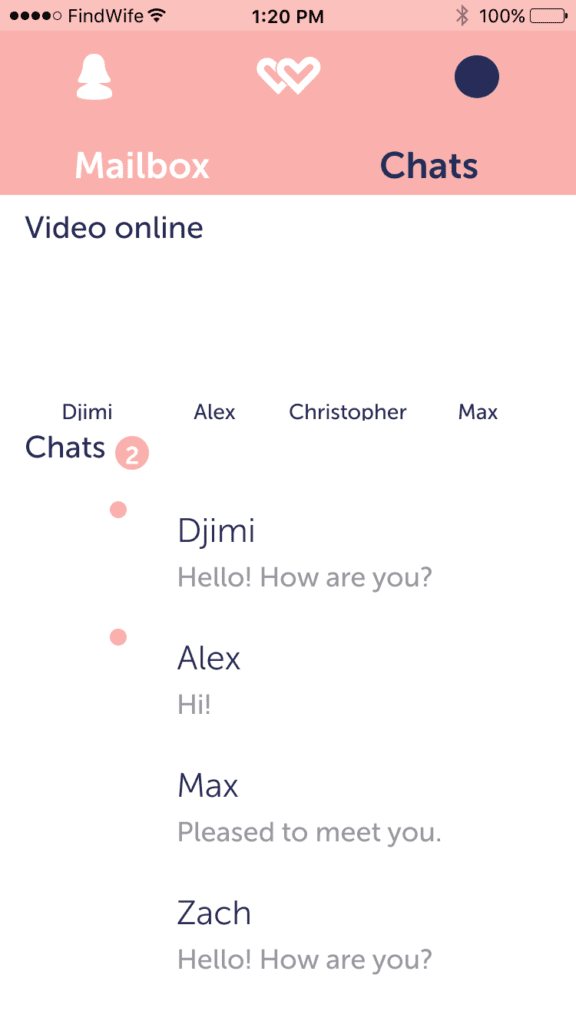 Section - chat (Chats) Version 2 Chats