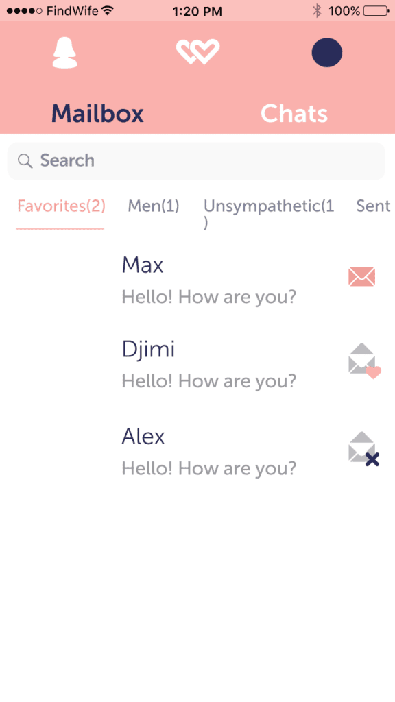 Section - chat (mailbox) Version 2 chat